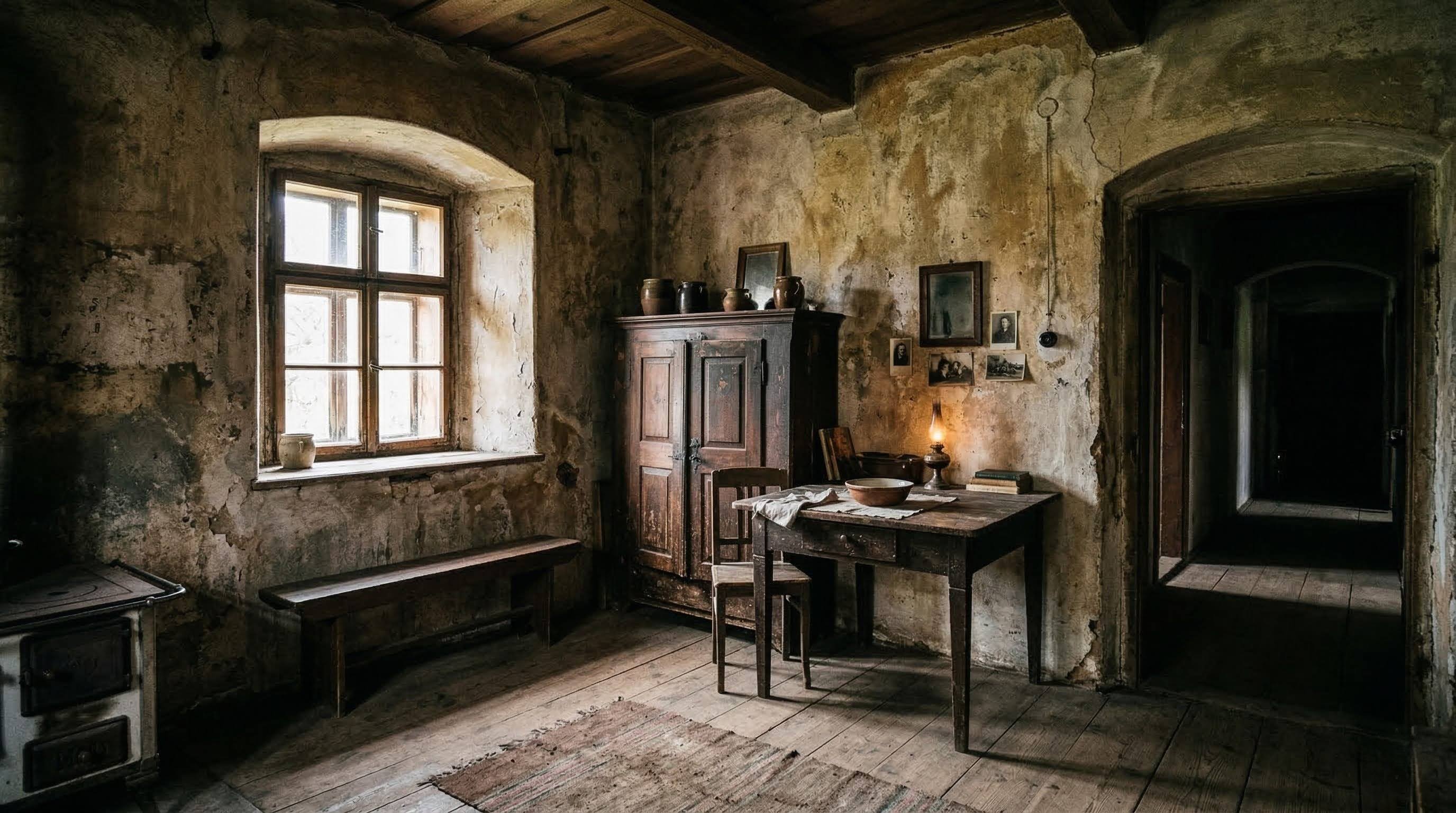 Interiér před malováním